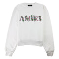 Amiri Floral Crewneck Sweatshirt White