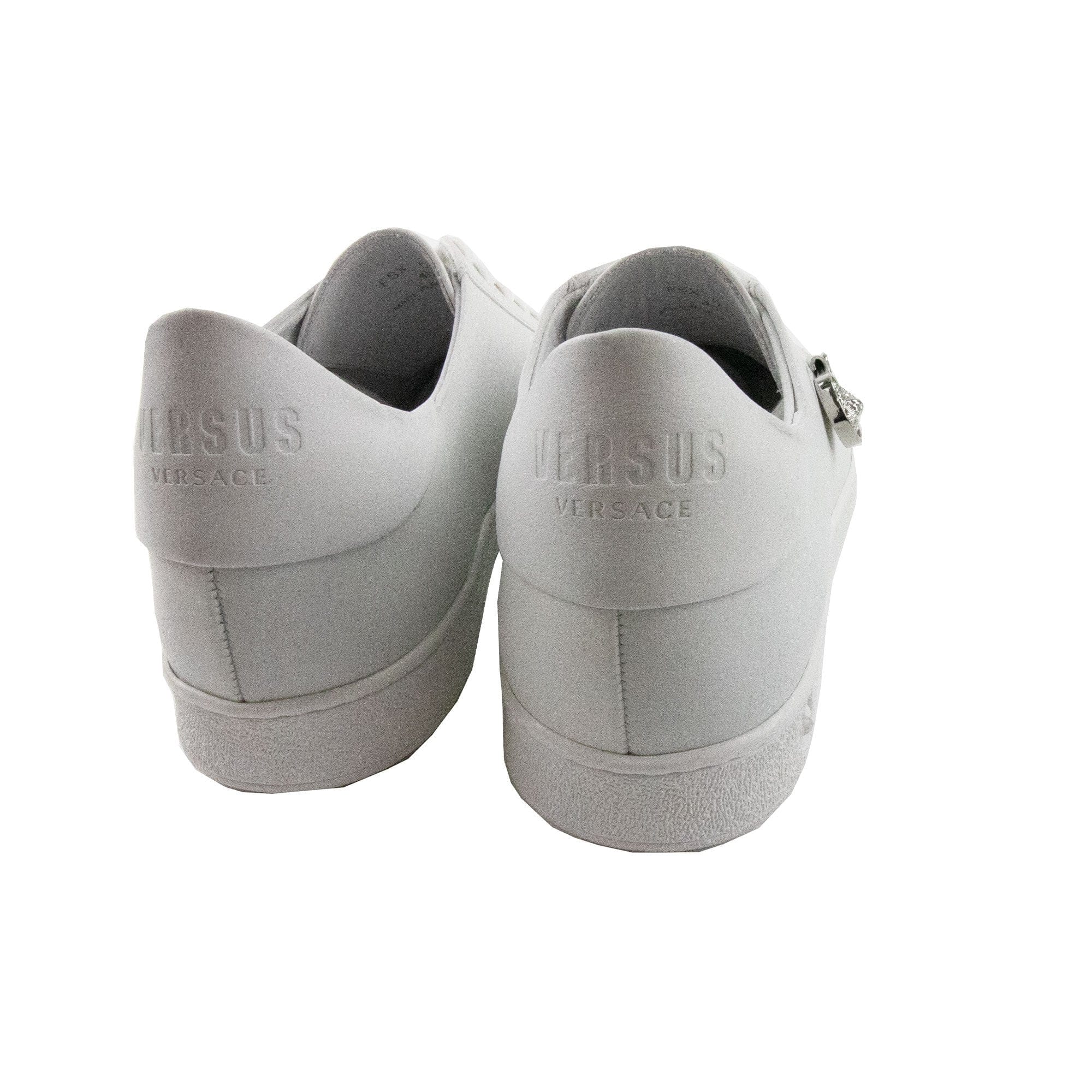 Versace Versus Lion Head Safety Pin Trainers White