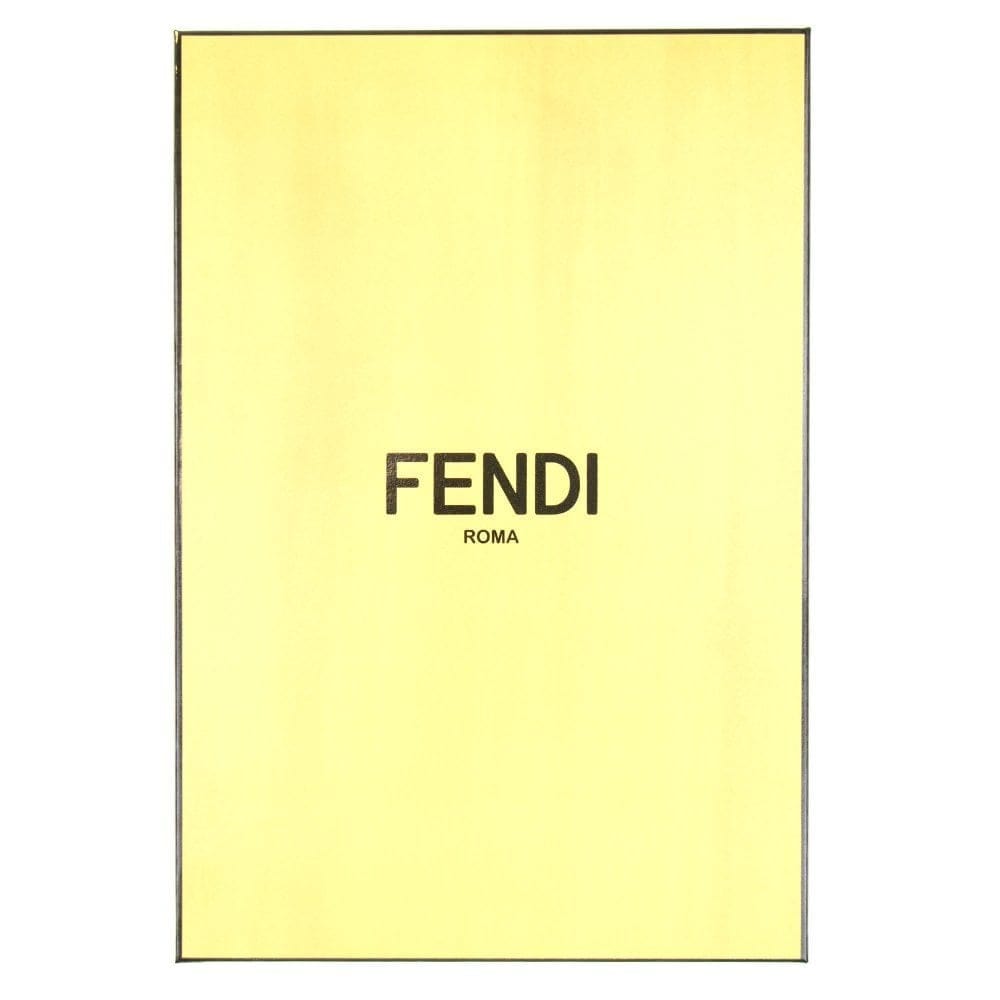 Fendi FF Logo Collar Long Sleeve Shirt Black