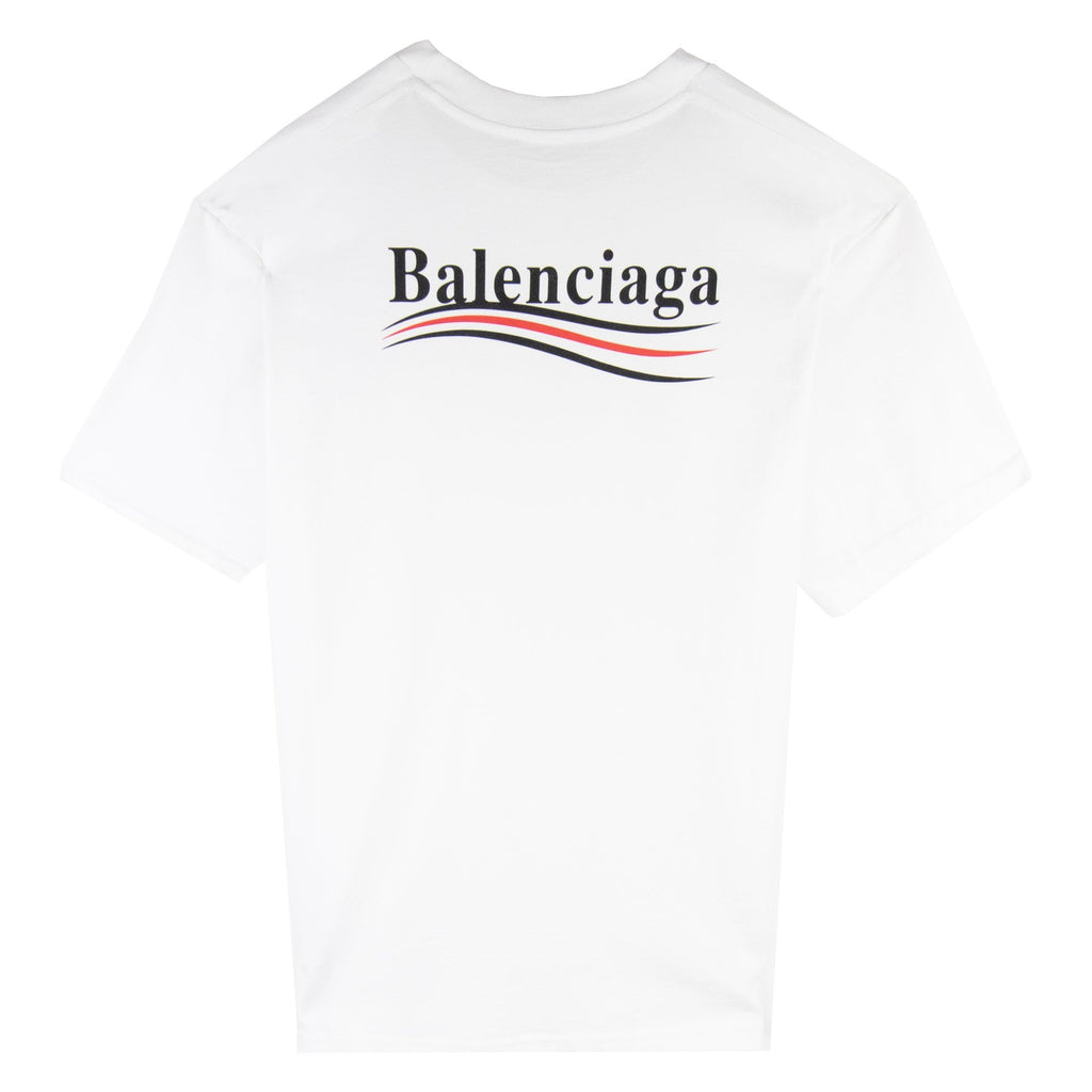 Balenciaga Political S/s T Shirt White 9040