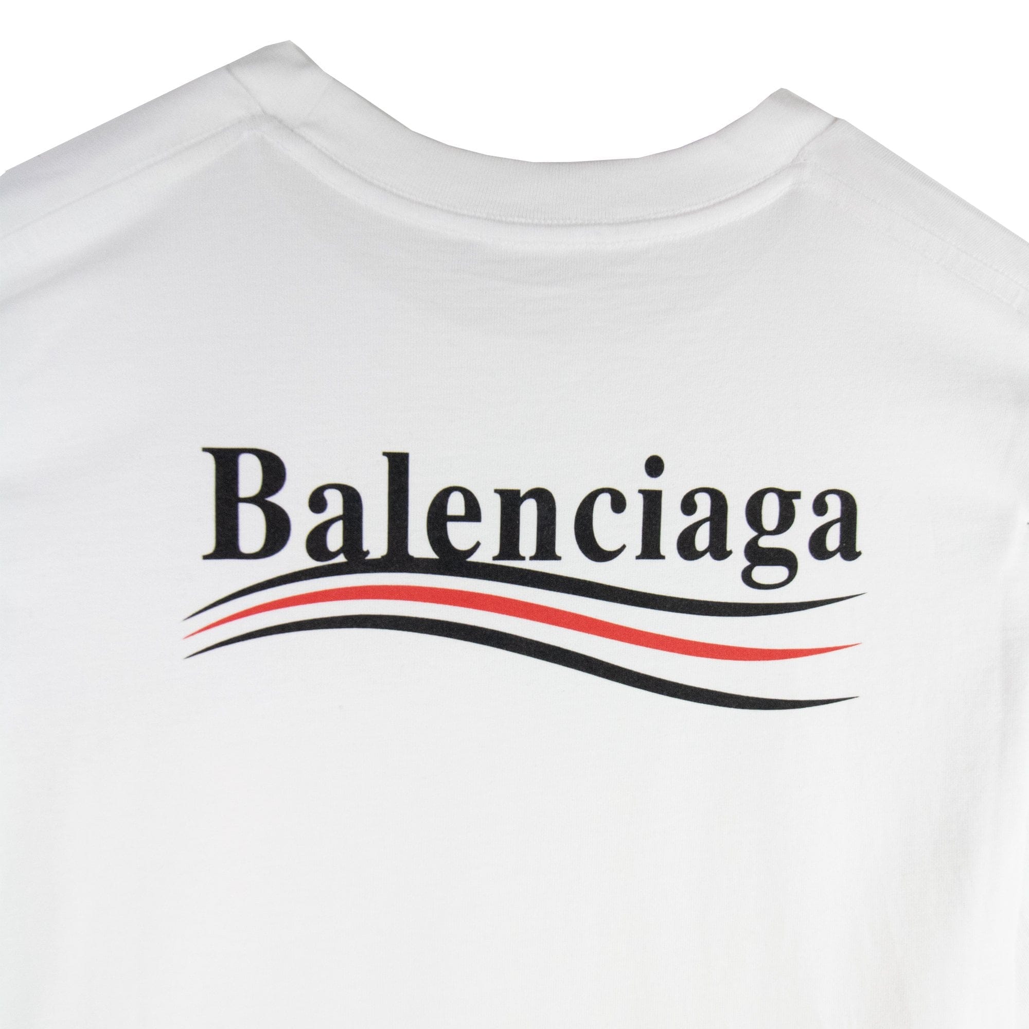 Balenciaga Political S/s T Shirt White 9040