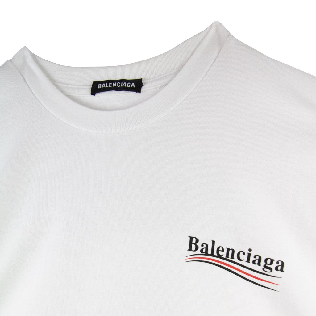 Balenciaga Political S/s T Shirt White 9040