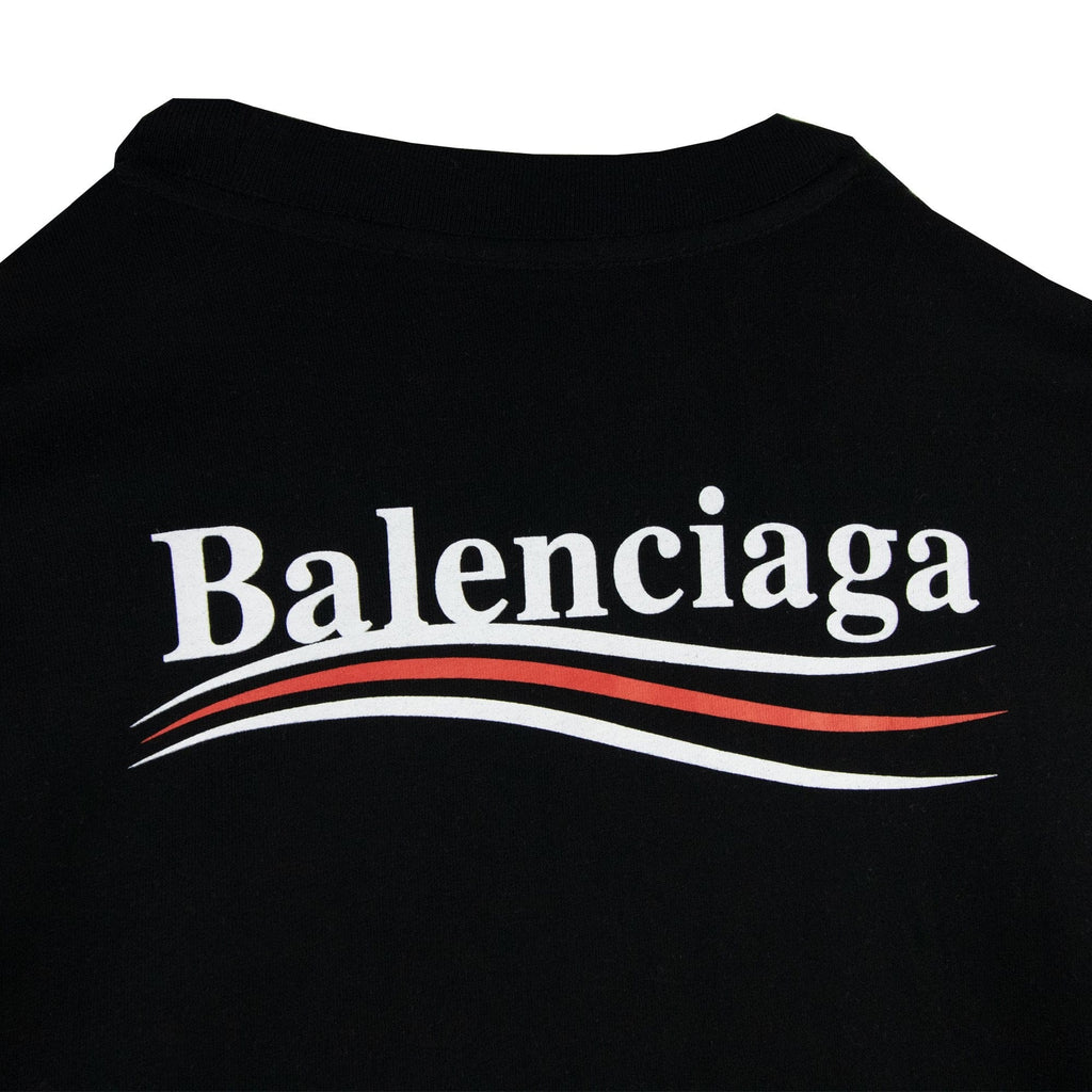 Balenciaga Political S/s T Shirt Black 1000