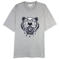 Kenzo Varsity Tiger Marled T Shirt Grey 094
