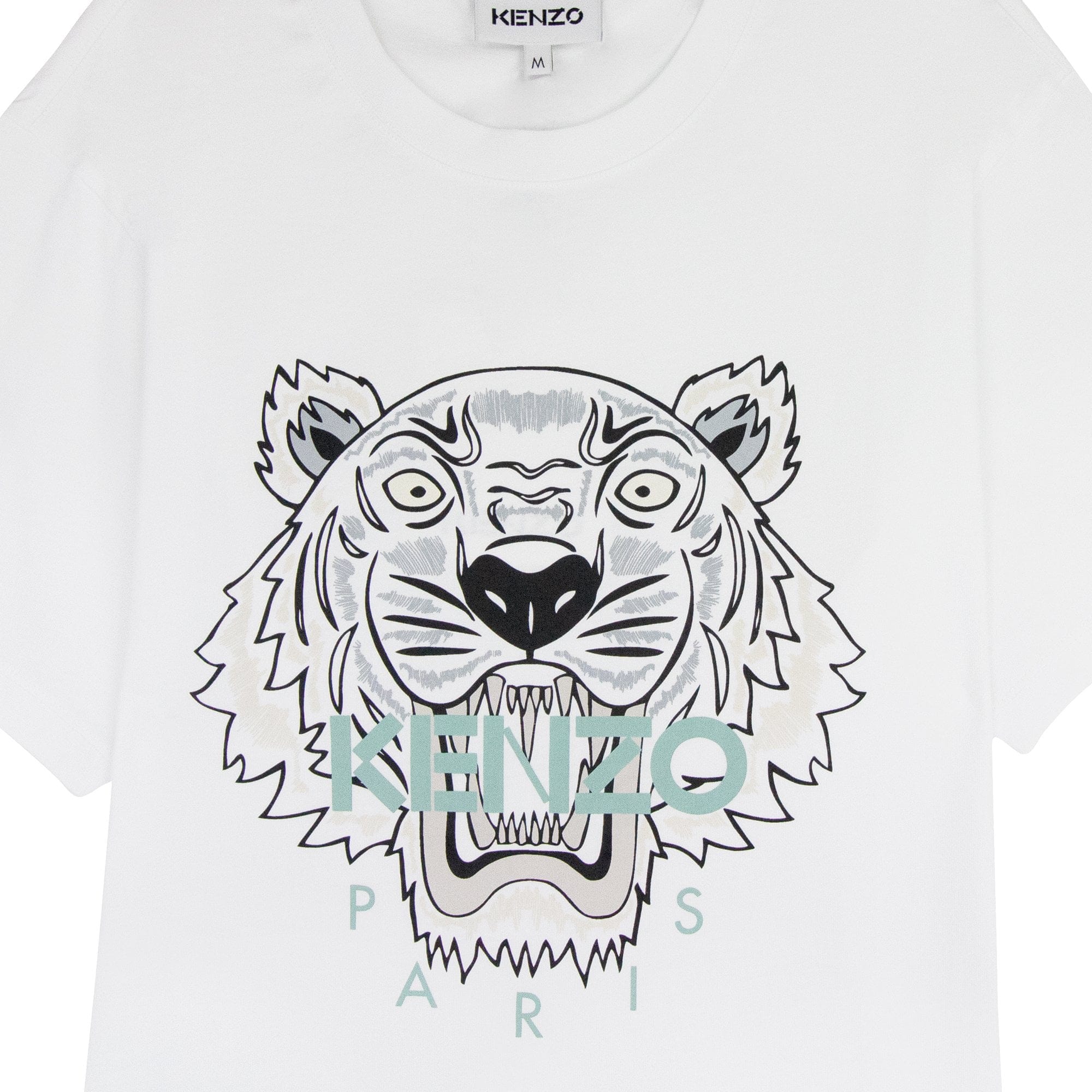 Kenzo Tiger T-shirt White/green