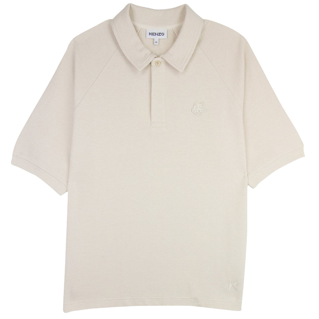Kenzo Waffle Polo Beige 08