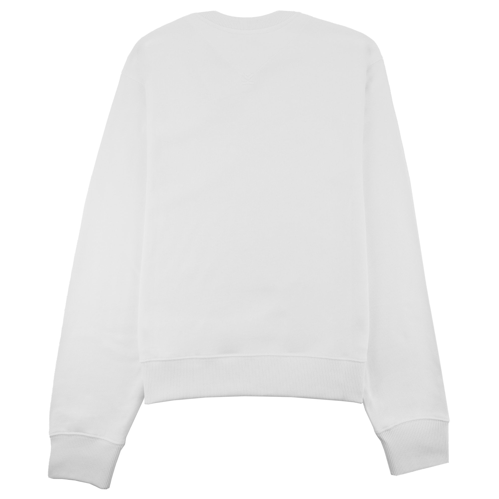 Kenzo Logo Print Crewneck Sweatshirt White 001