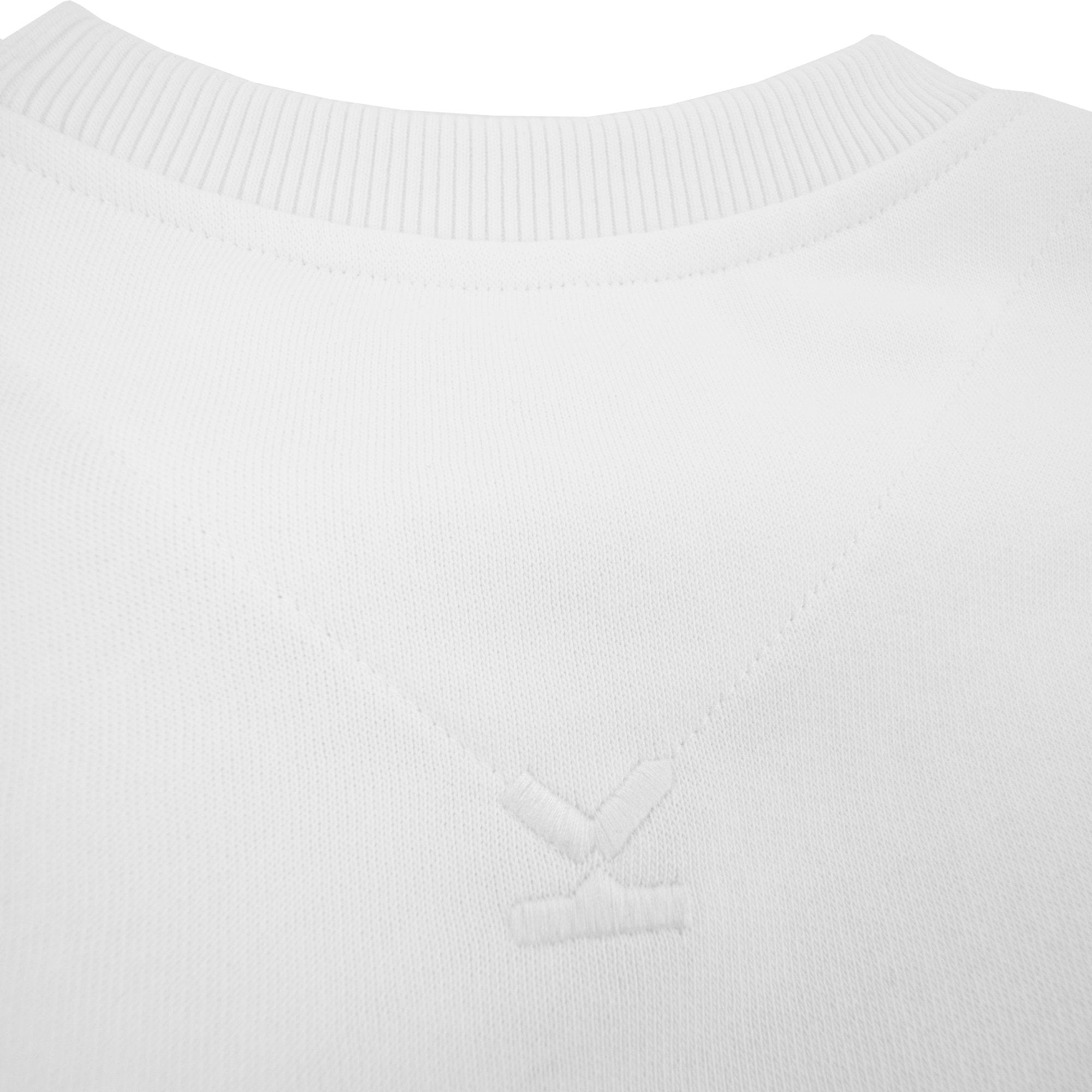 Kenzo Logo Print Crewneck Sweatshirt White 001