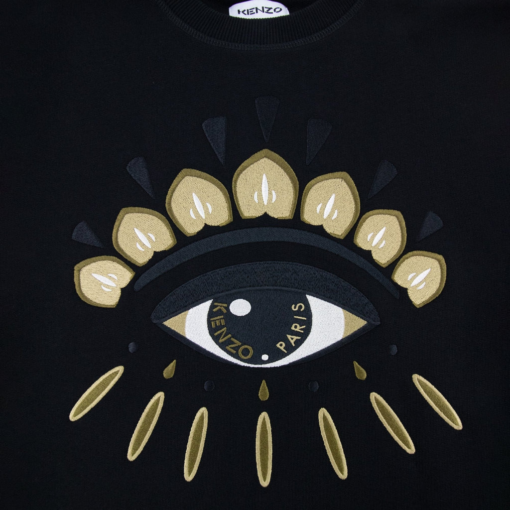 Kenzo Eye Sweatshirt Black/Gold