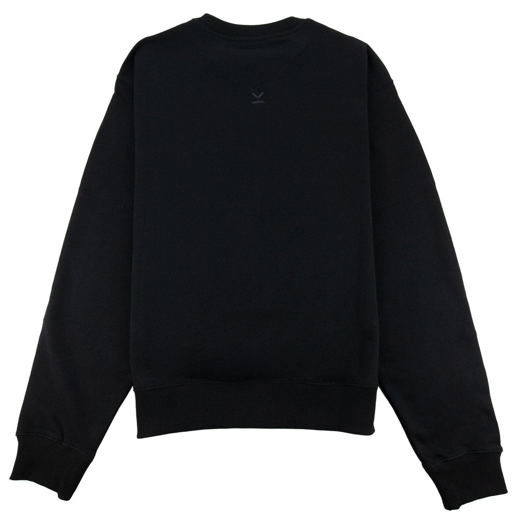 Kenzo Logo Print Crewneck Sweatshirt Black/white