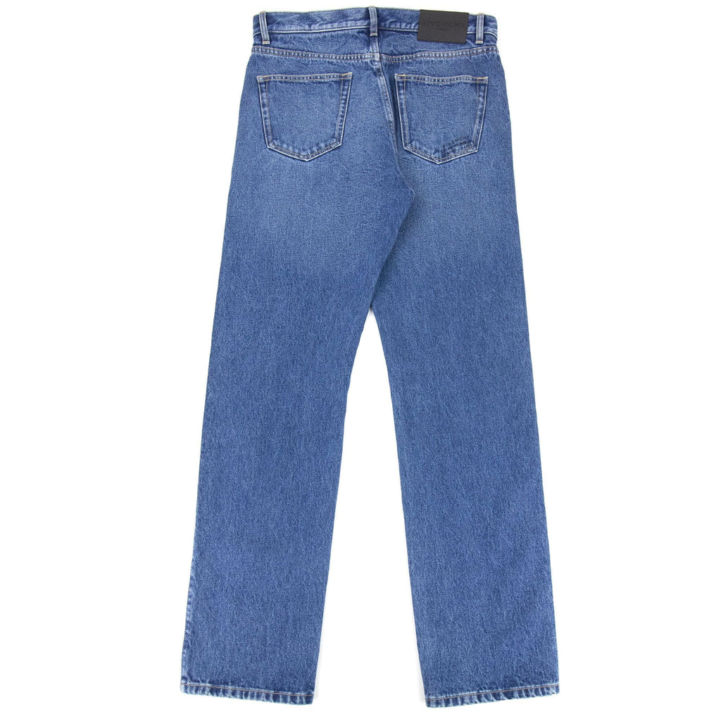 Givenchy George V 75008 Relax Fit Jeans Medium Blue