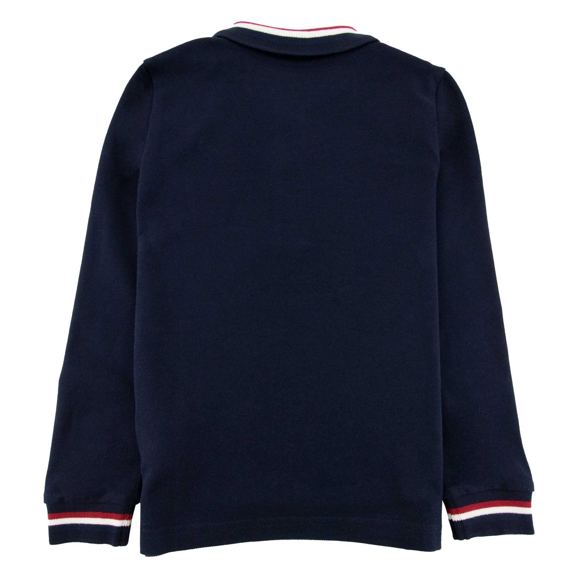 Moncler Junior Maglia Monica L/s Polo Navy 778