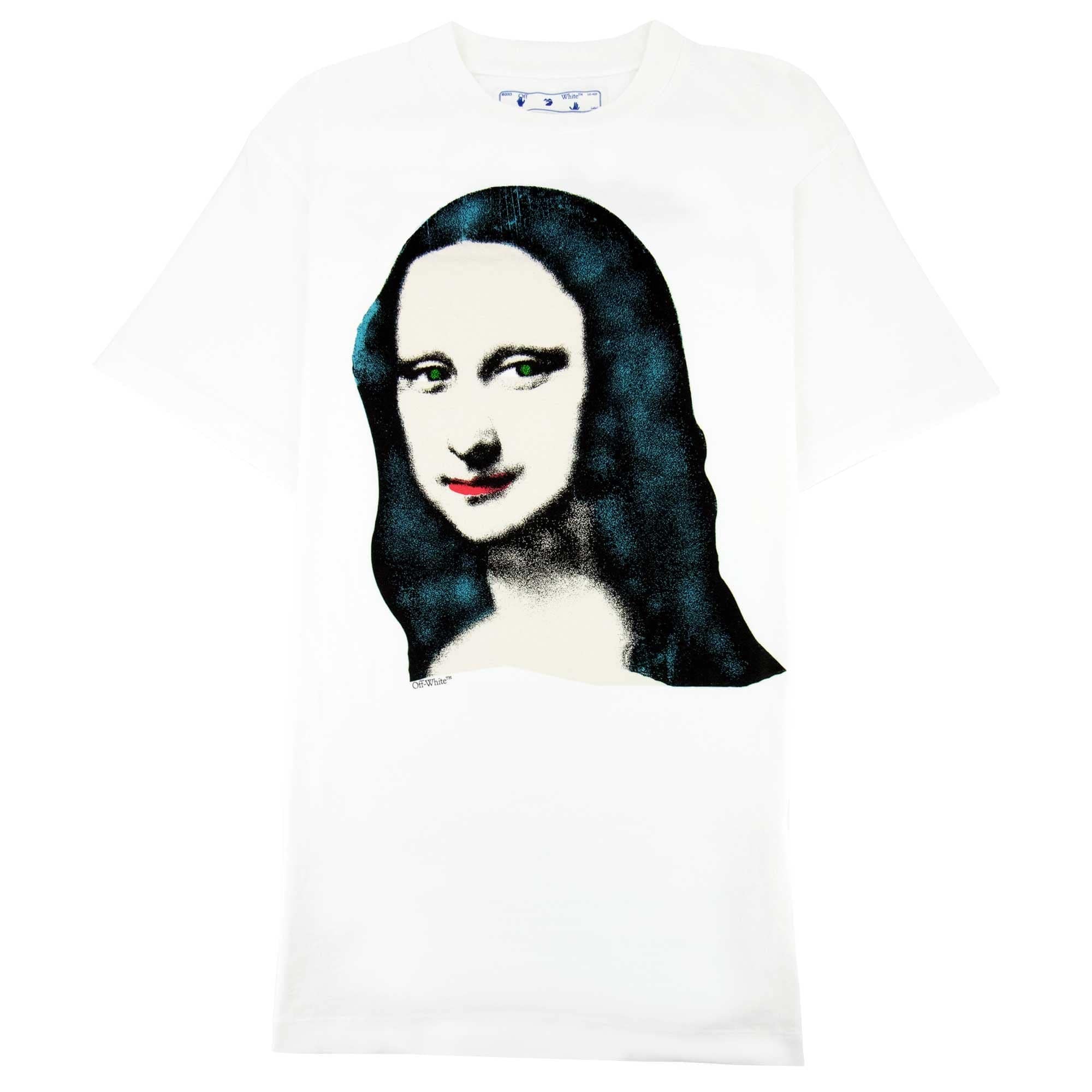 Off White Mona Lisa S/s Over T Shirt White/black
