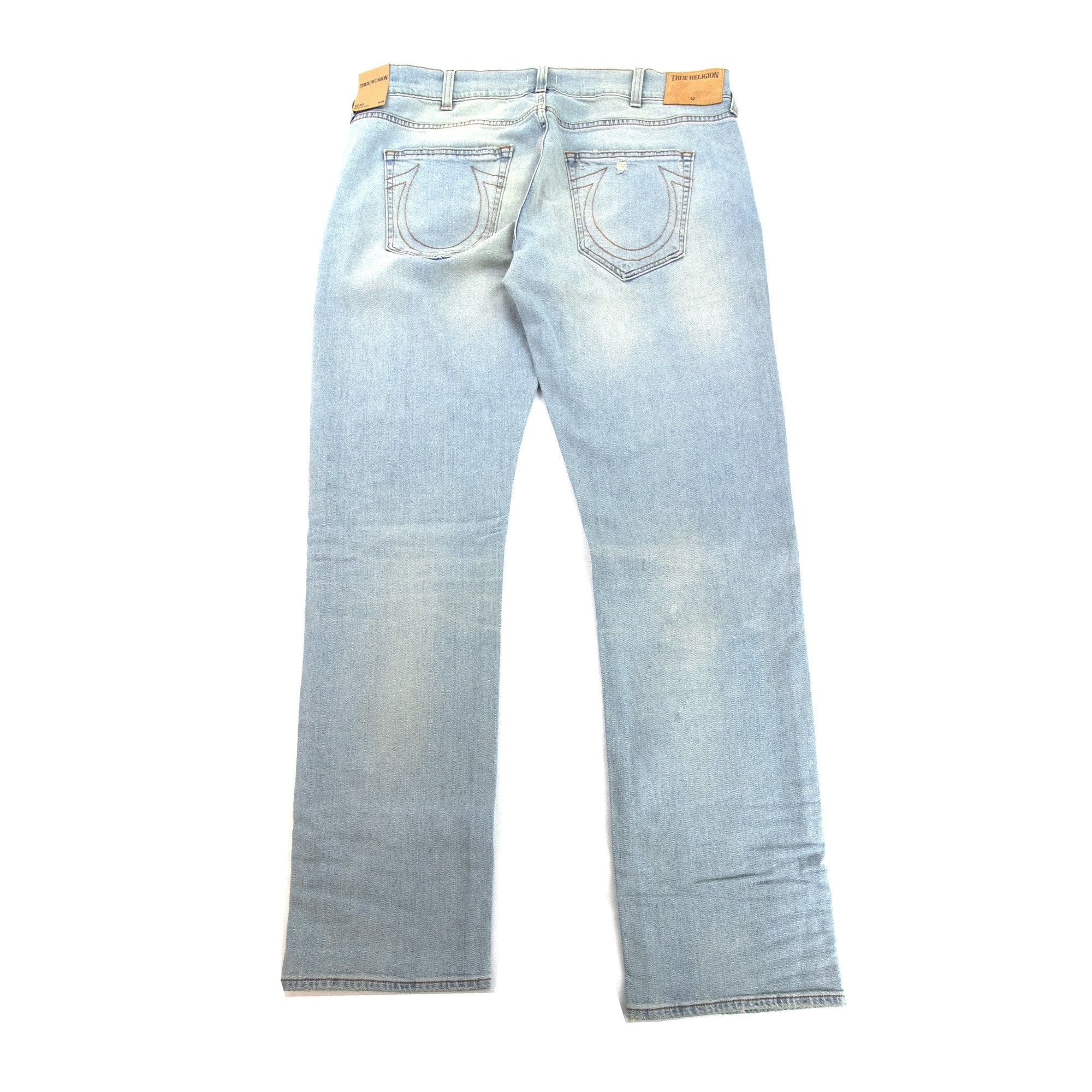 True Religion Geno Relaxed Slim Stone Wash Jean Denim