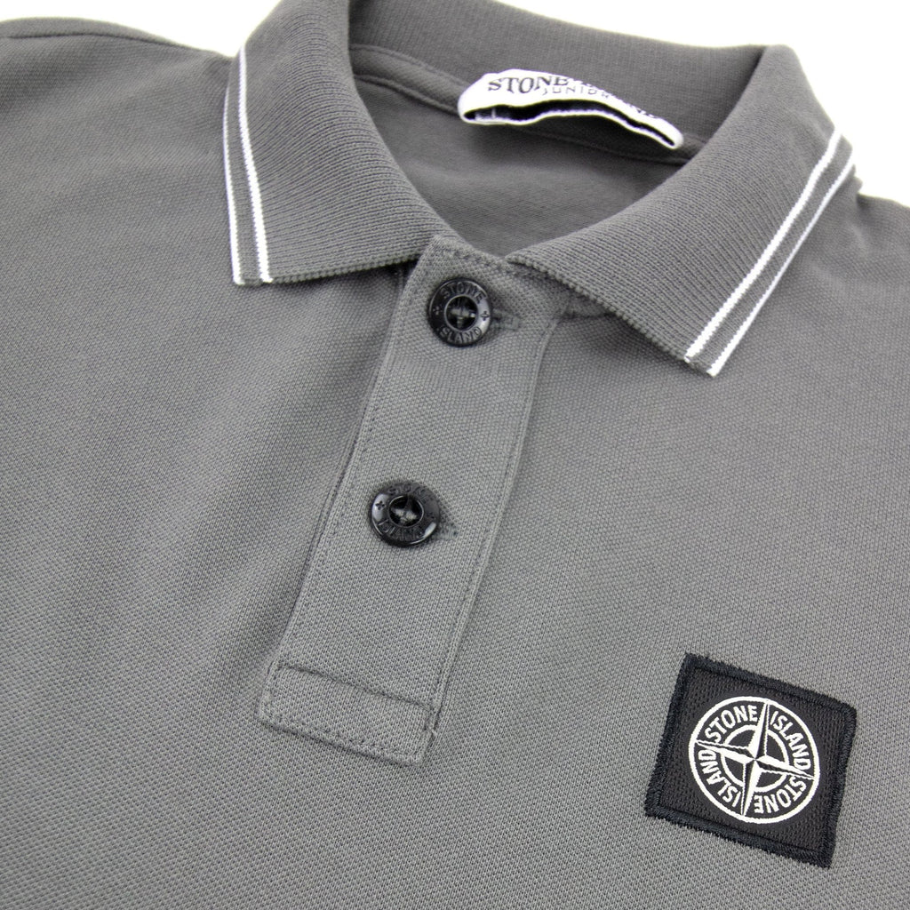 Stone Island Polo SS Kids Grey