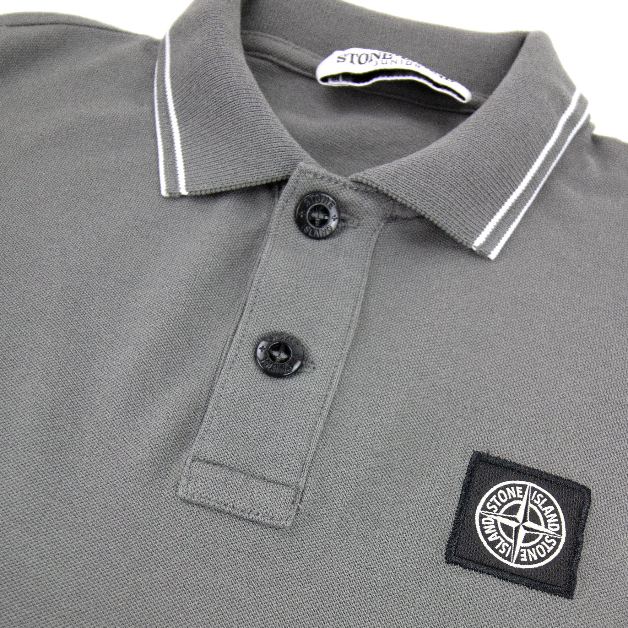 Stone Island Polo SS Kids Grey