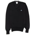 Vivienne Westwood V Neck Knitted Jumper Black