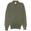 Vivienne Westwood Logo Knitted Long Sleeve Polo Khaki