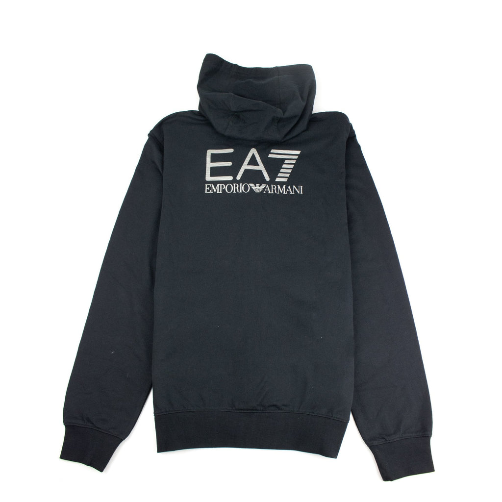 EA7 Silver Logo Tracksuit Top Darkslate