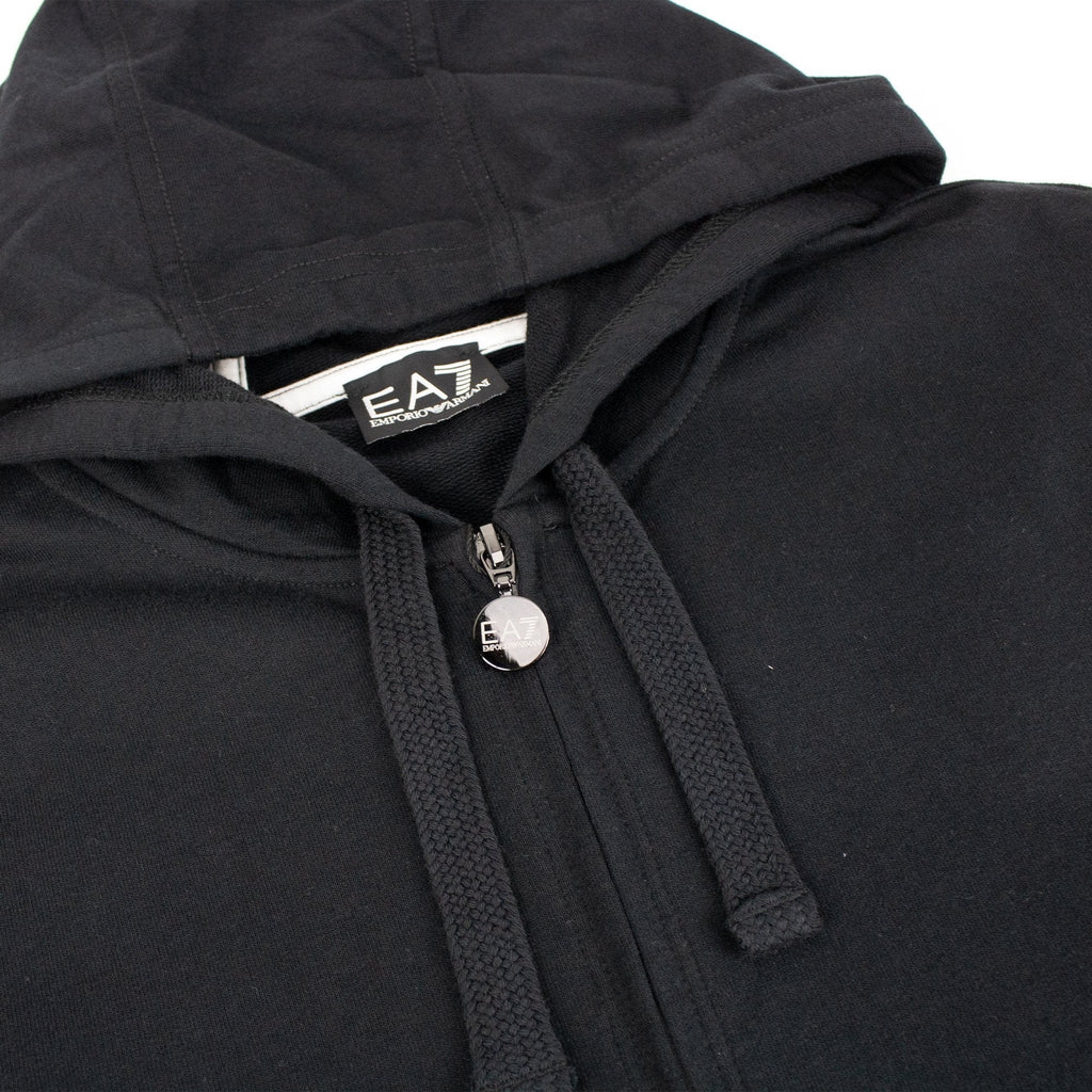 EA7 Silver Logo Tracksuit Top Darkslate