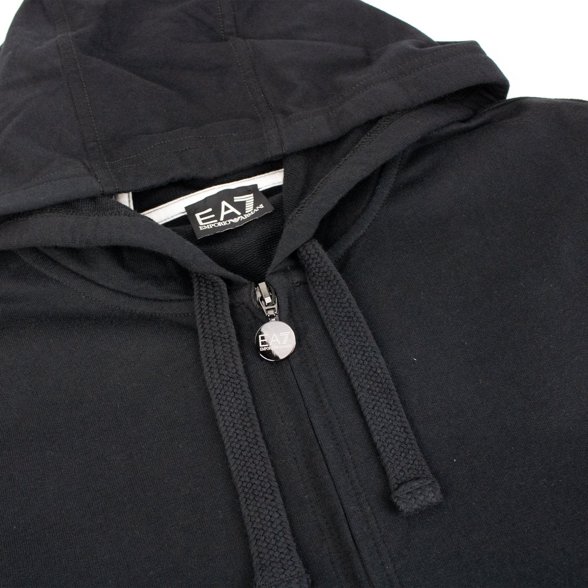 EA7 Silver Logo Tracksuit Top Darkslate