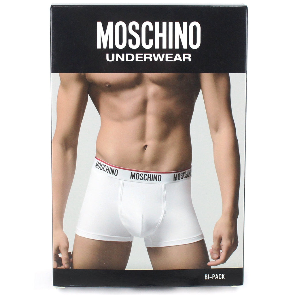Moschino Underwear Logo Set Of 2 Boxer Shorts Black/white
