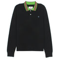 Vivienne Westwood Ls Polo Stripe Collar Black
