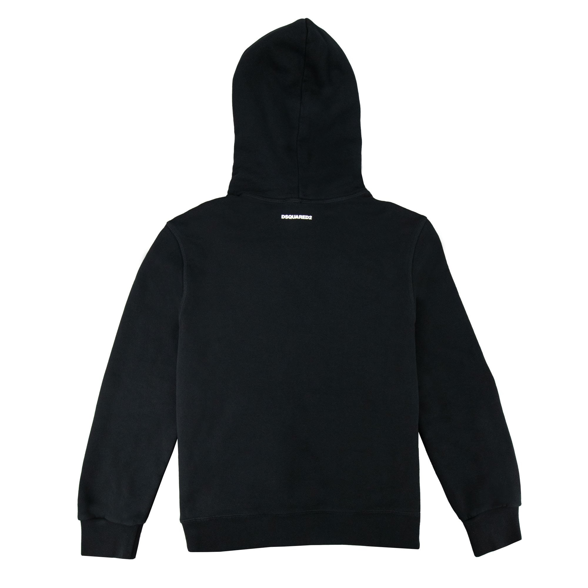 Dsquared2 Kids Faded DSQ2 Hooded Sweat Black