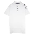EA7 Train Arm Big Logo Short Sleeve Polo White