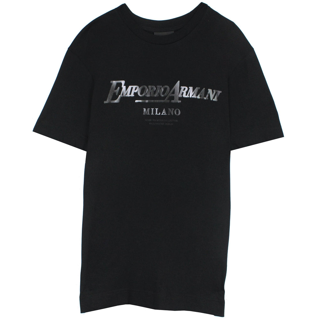 Emporio Armani Ready To Wear Logo T Shirt Black 999