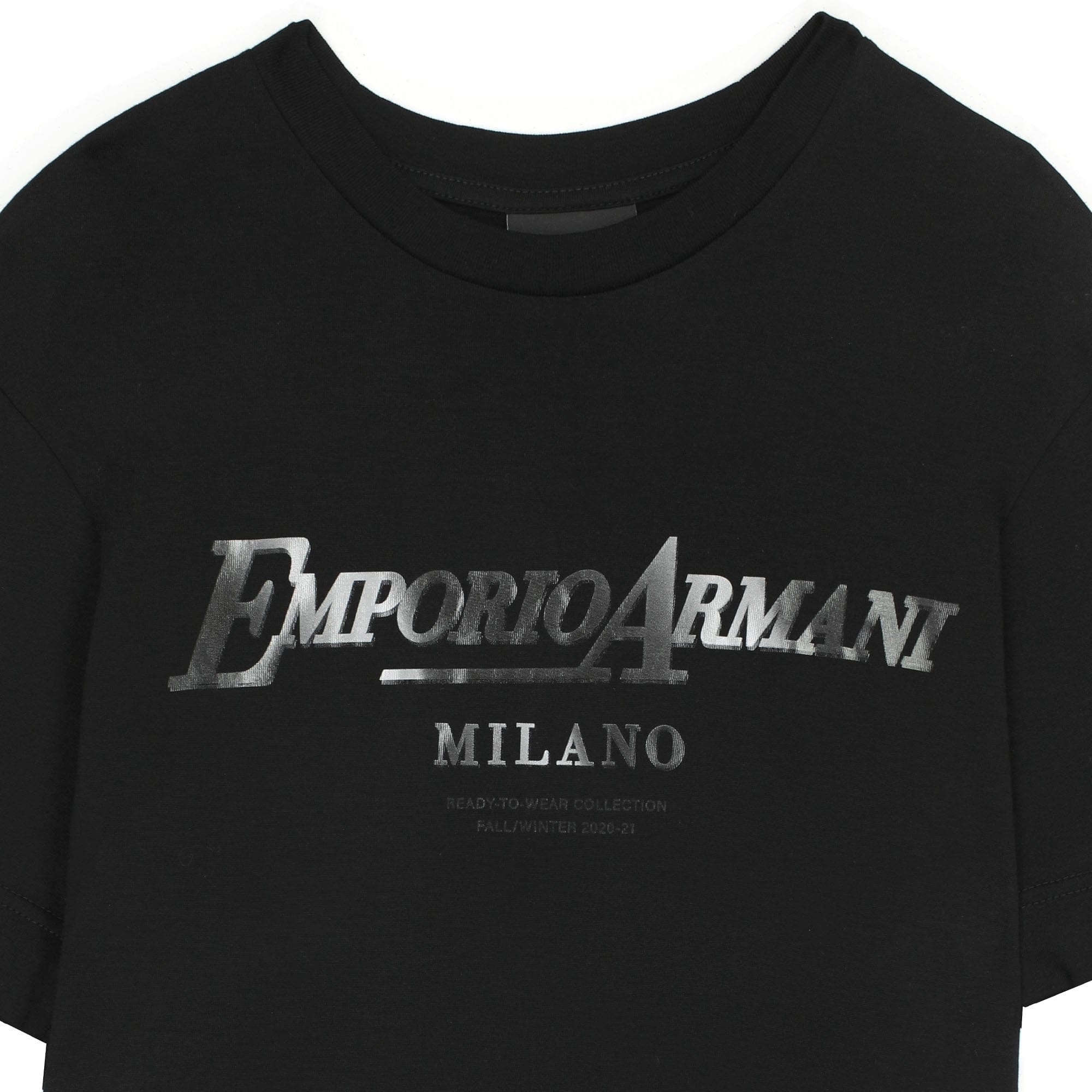 Emporio Armani Ready To Wear Logo T Shirt Black 999
