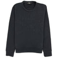 Fendi Brand Tape Crewneck Sweatshirt Black