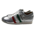 Dolce & Gabbana Italia Detail Cross Trainers Shiny Silver