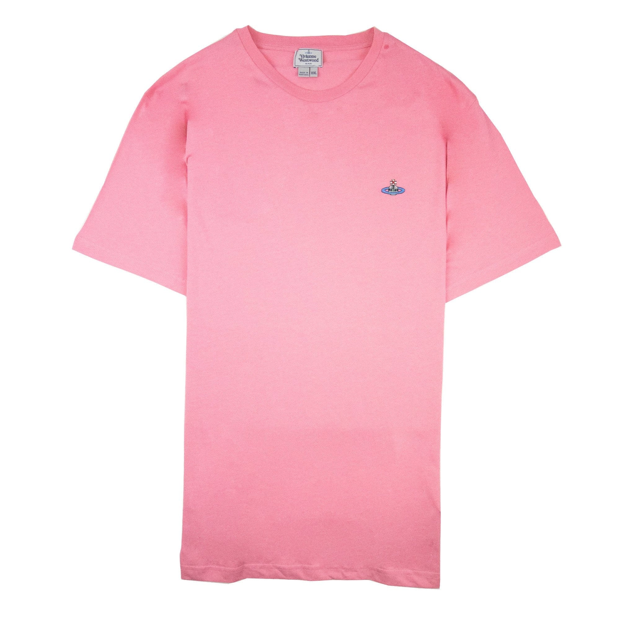 Vivienne Westwood Embroidered Logo T Shirt Pink