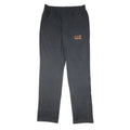 EA7 Rubber Logo Straight Cuff Track Pants Black
