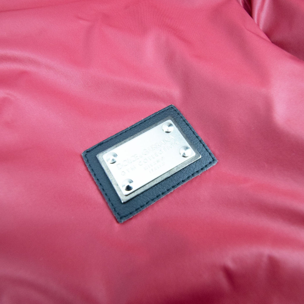 Dolce & Gabbana Light Weight Metal Logo Jacket Red