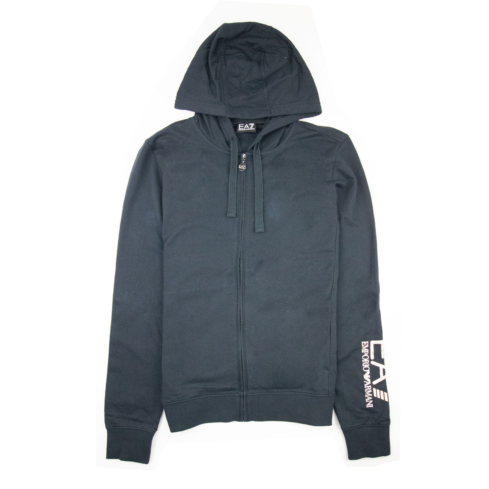 EA7 3D Arm Logo Hooded Sweatshirt Dark Blue