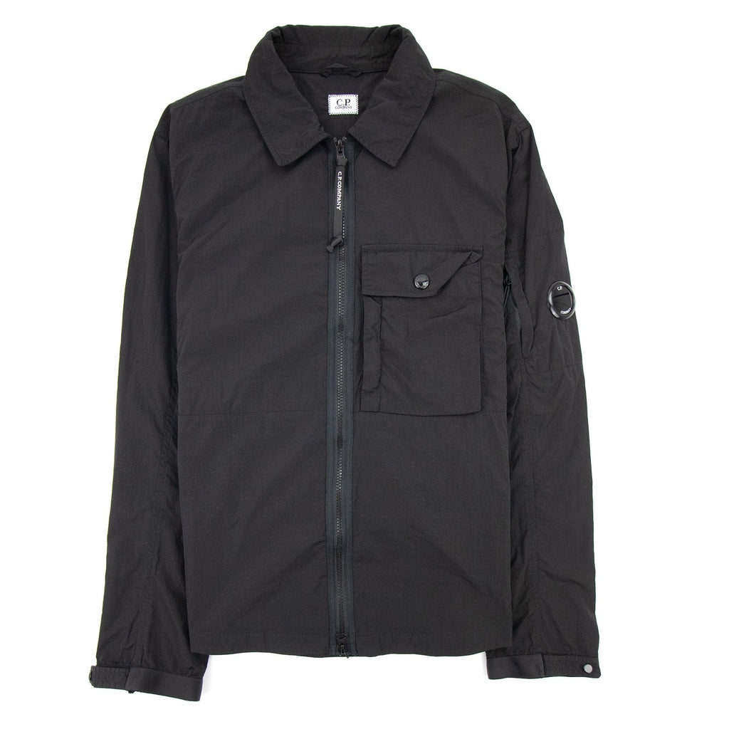 C.P. Company Arm Lens Nylon Overshirt Black 999
