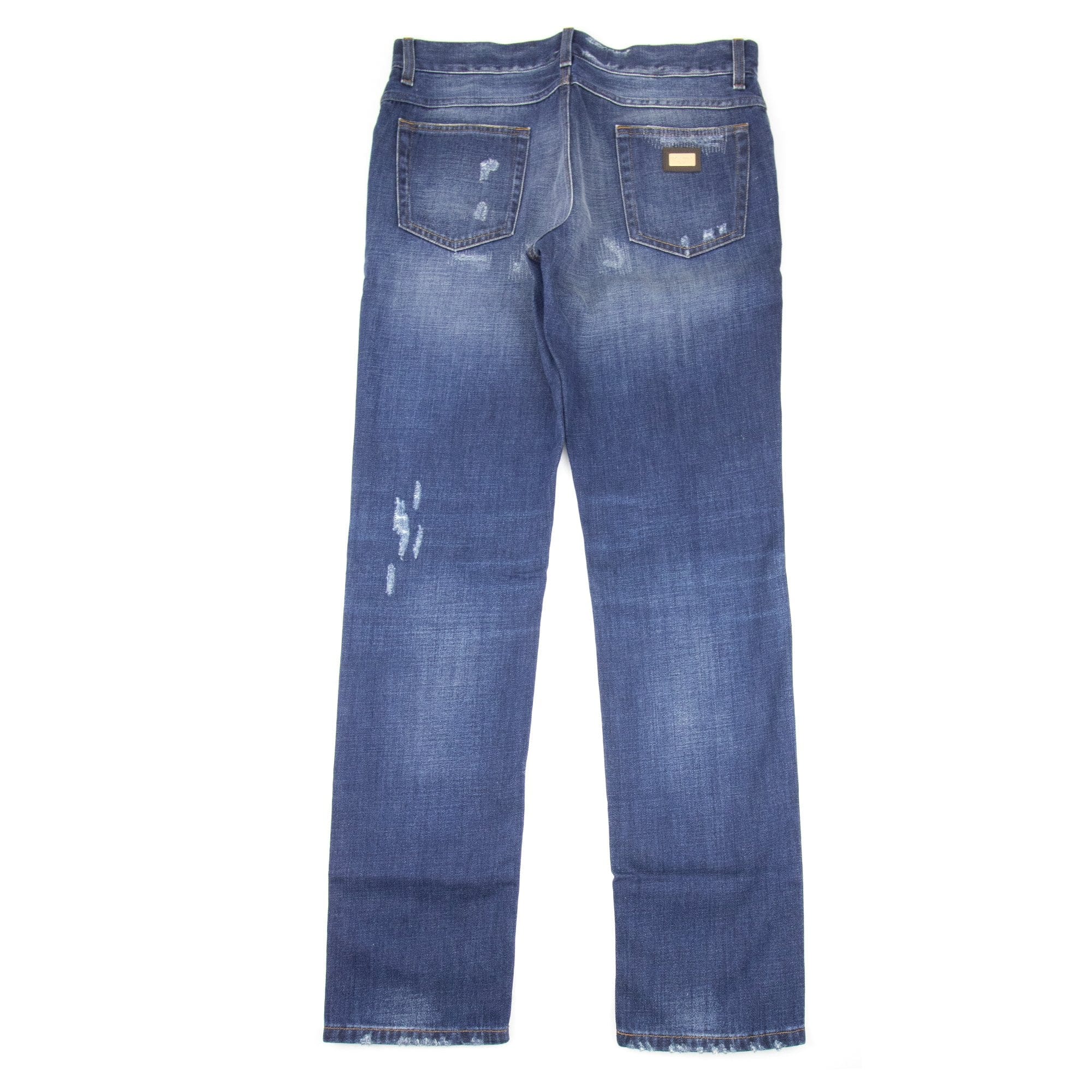 Dolce & Gabbana Classic 18 Ripped Jeans Dark Blue