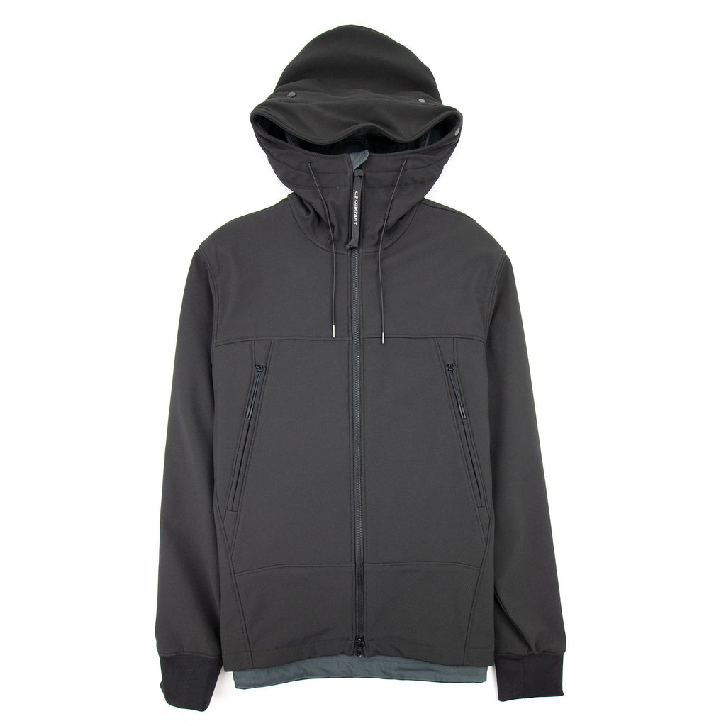 C.P. Company Soft Shell Goggle Jacket Black 999