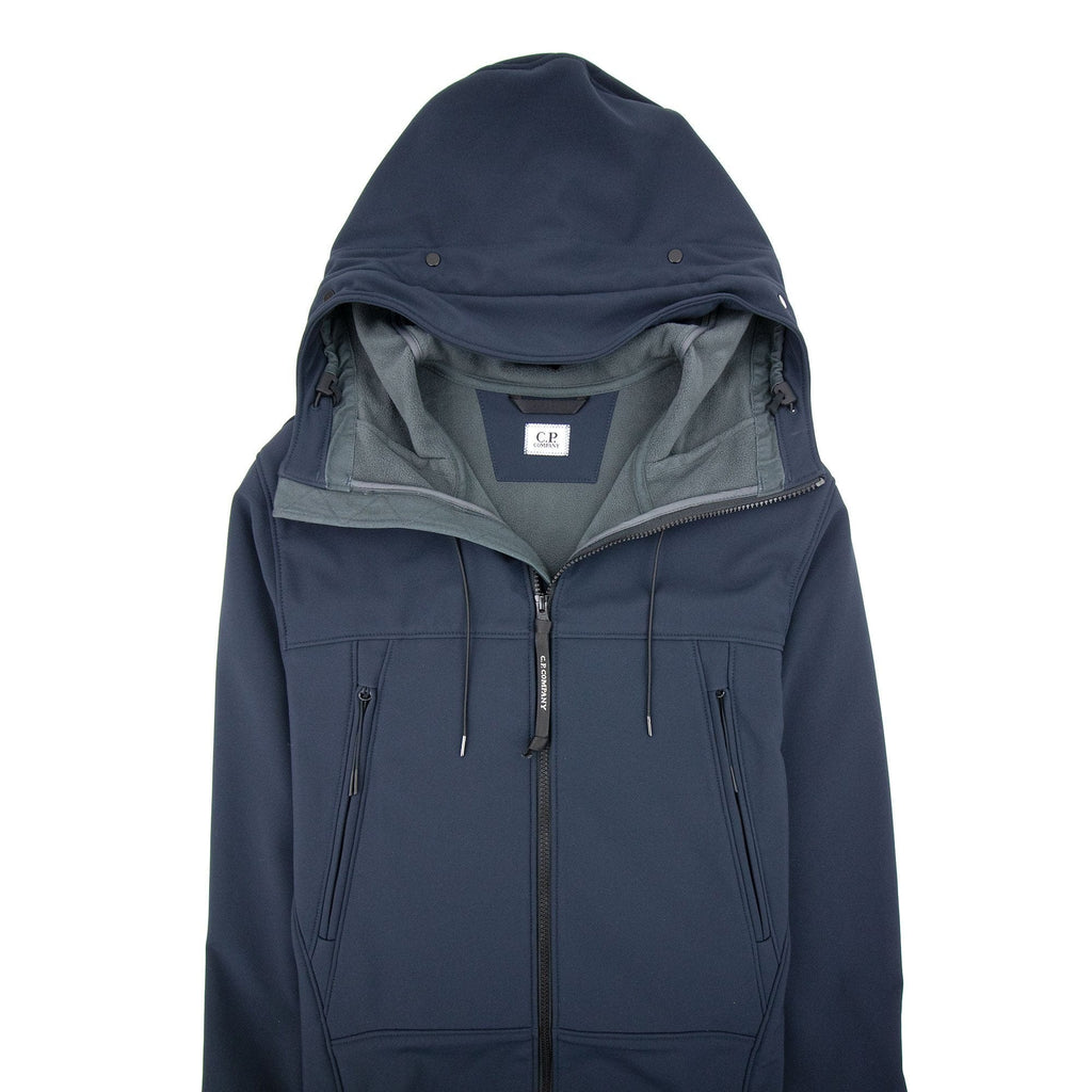 C.P. Company Soft Shell Goggle Jacket Navy 888