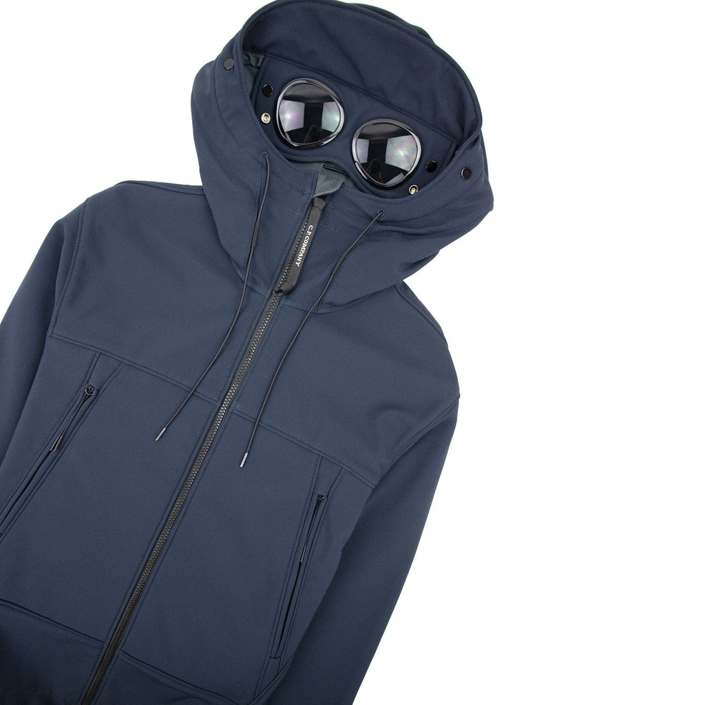 C.P. Company Soft Shell Goggle Jacket Navy 888