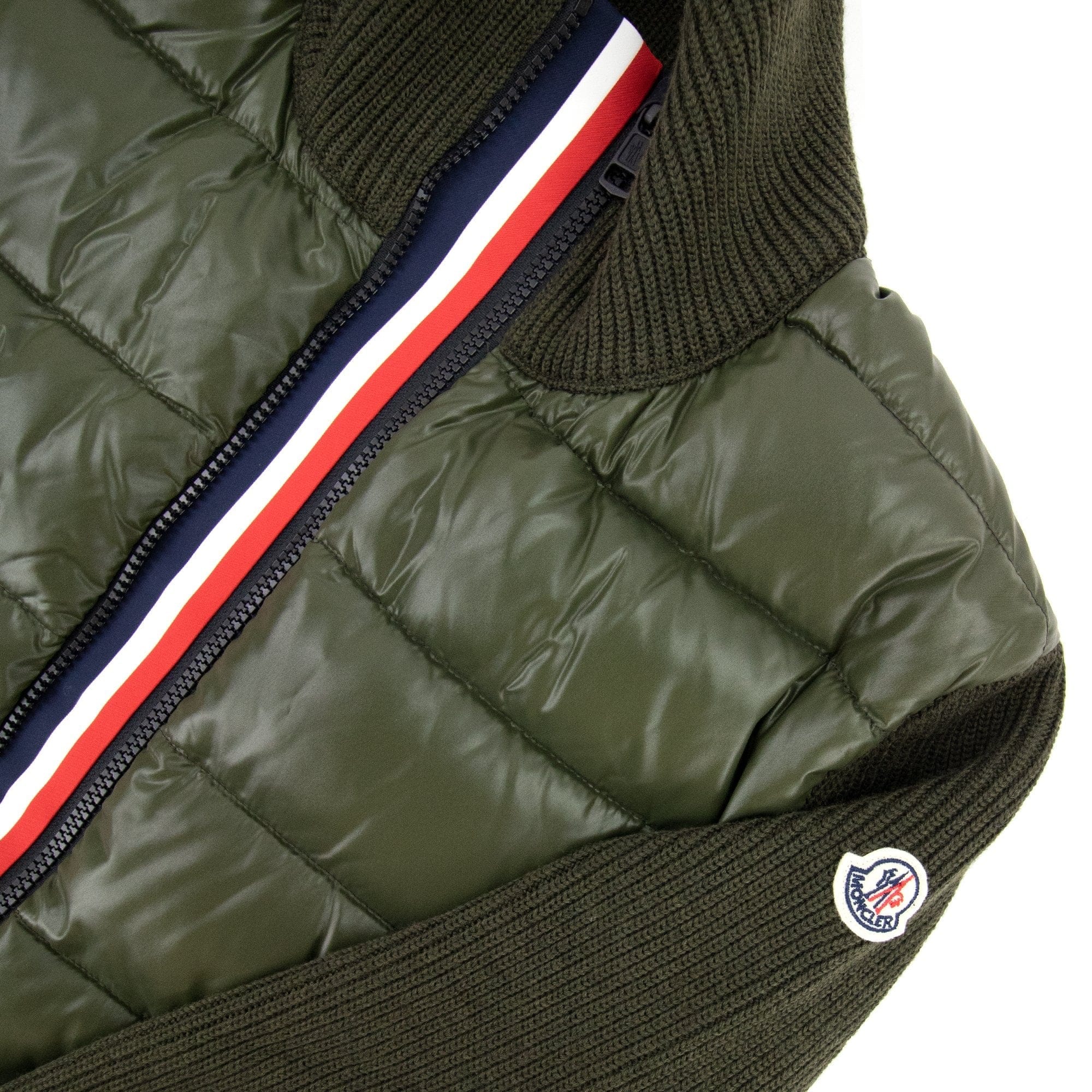 Moncler Maglione Tricot Card Cardigan Khaki 886
