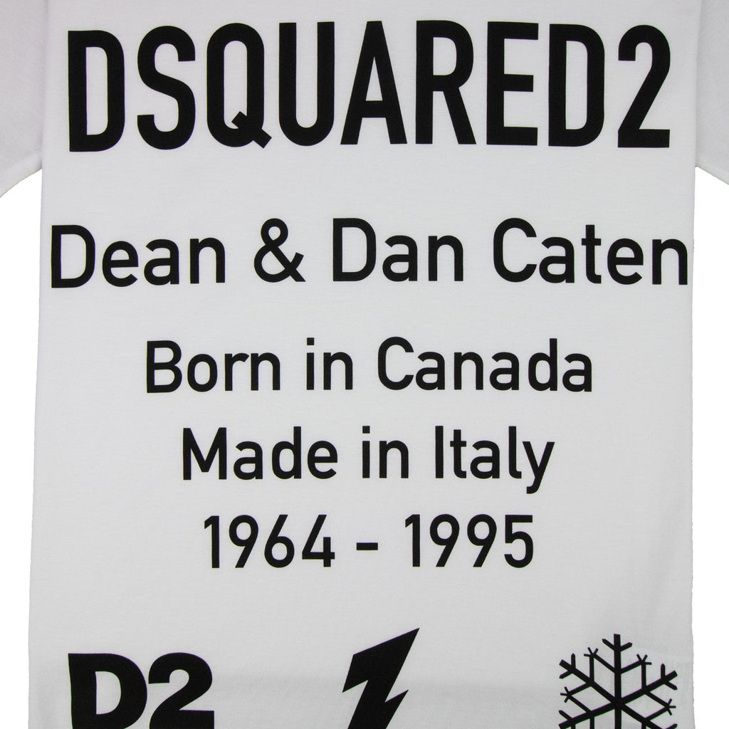 Dsquared2 Dean & Dan Symbol T-shirt White