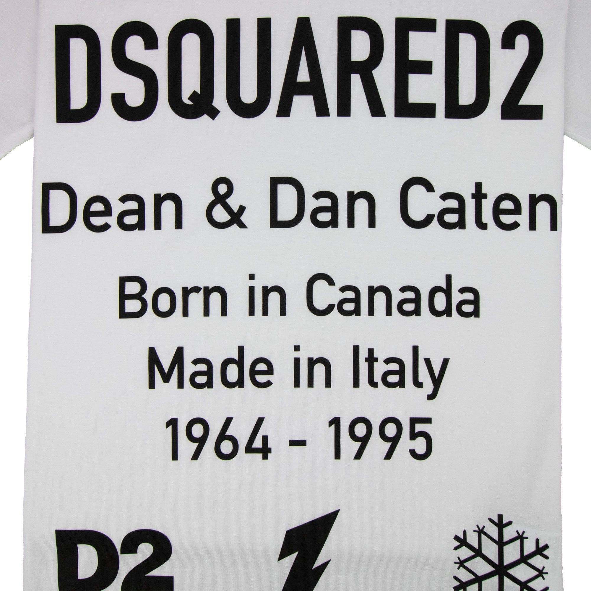 Dsquared2 Dean & Dan Symbol T-shirt White