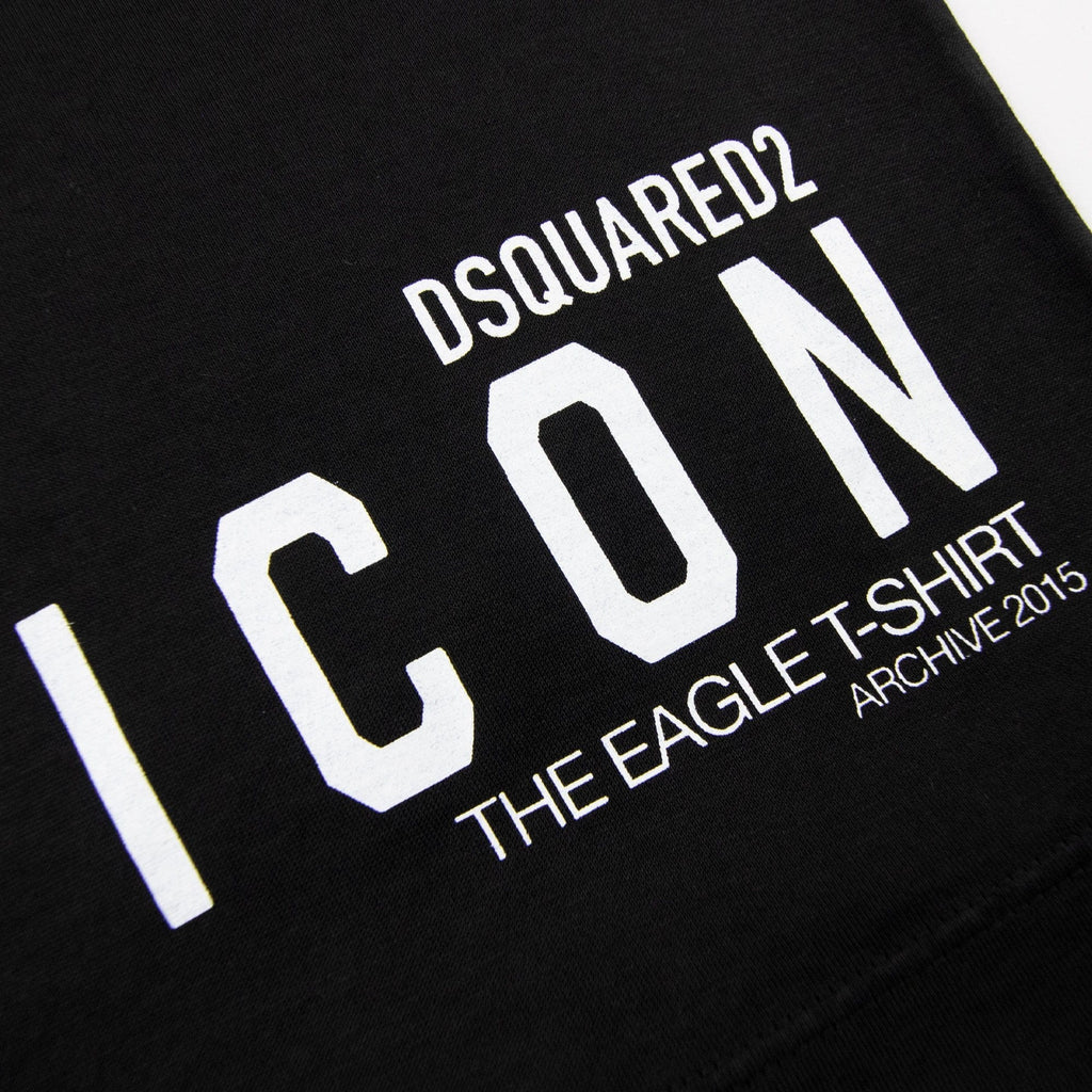 Dsquared2 Eagle Flag T-Shirt Black