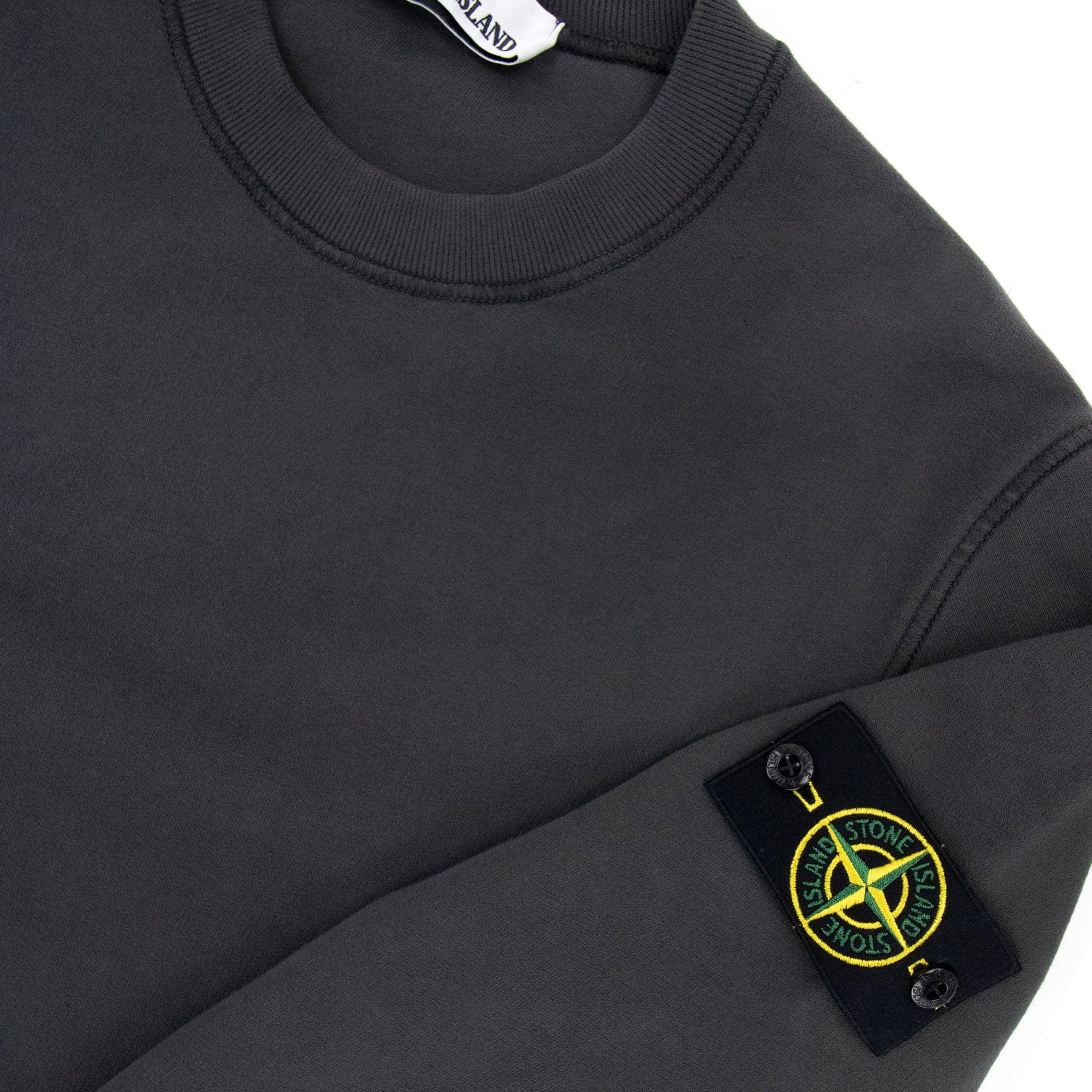Stone Island 63051 Crewneck Sweatshirt Charcoal V0065