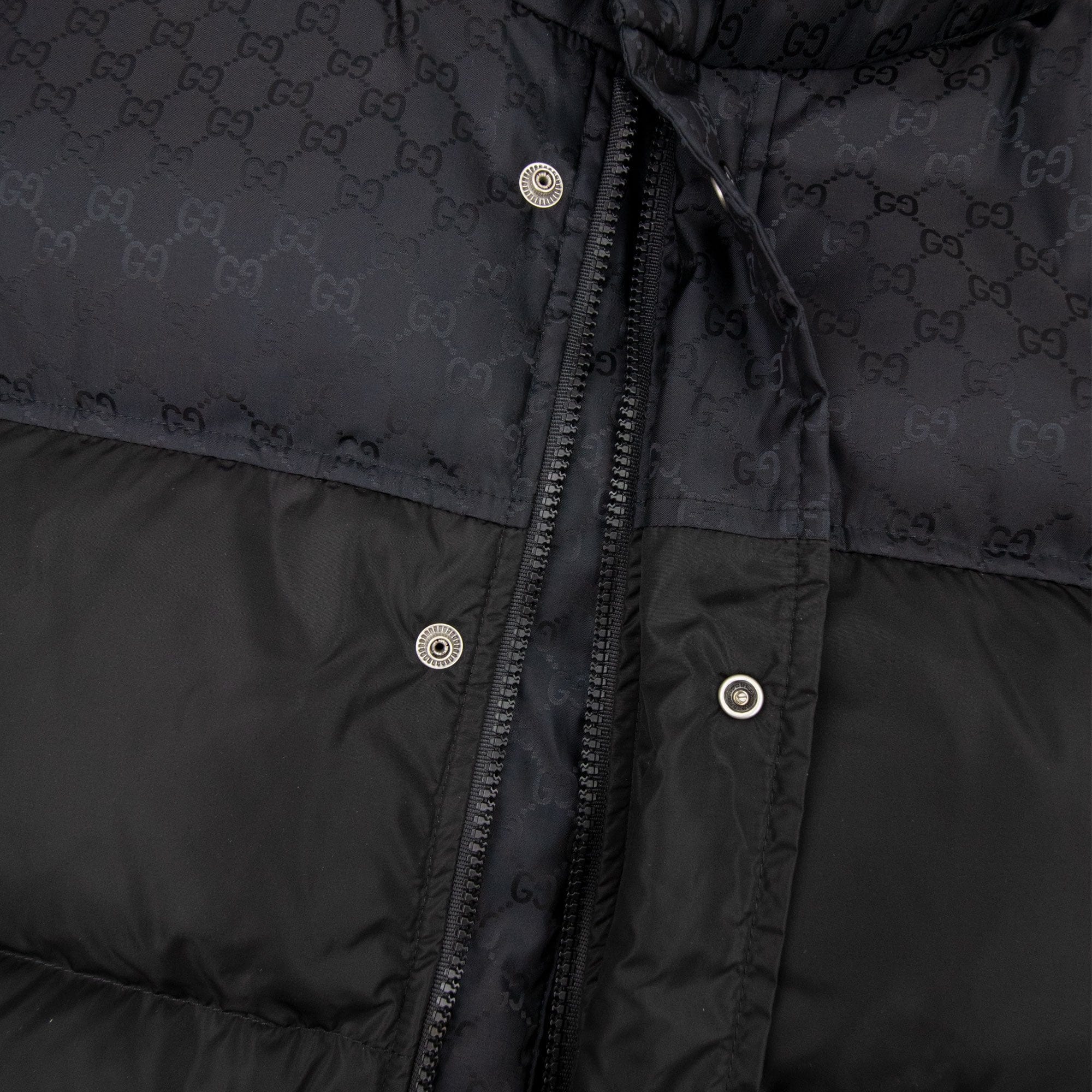 Gucci GG Jacquard Nylon Gilet Black
