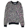 Moschino Underwear Leopard Print Crew Neck Sweatshirt Camel/black 1003