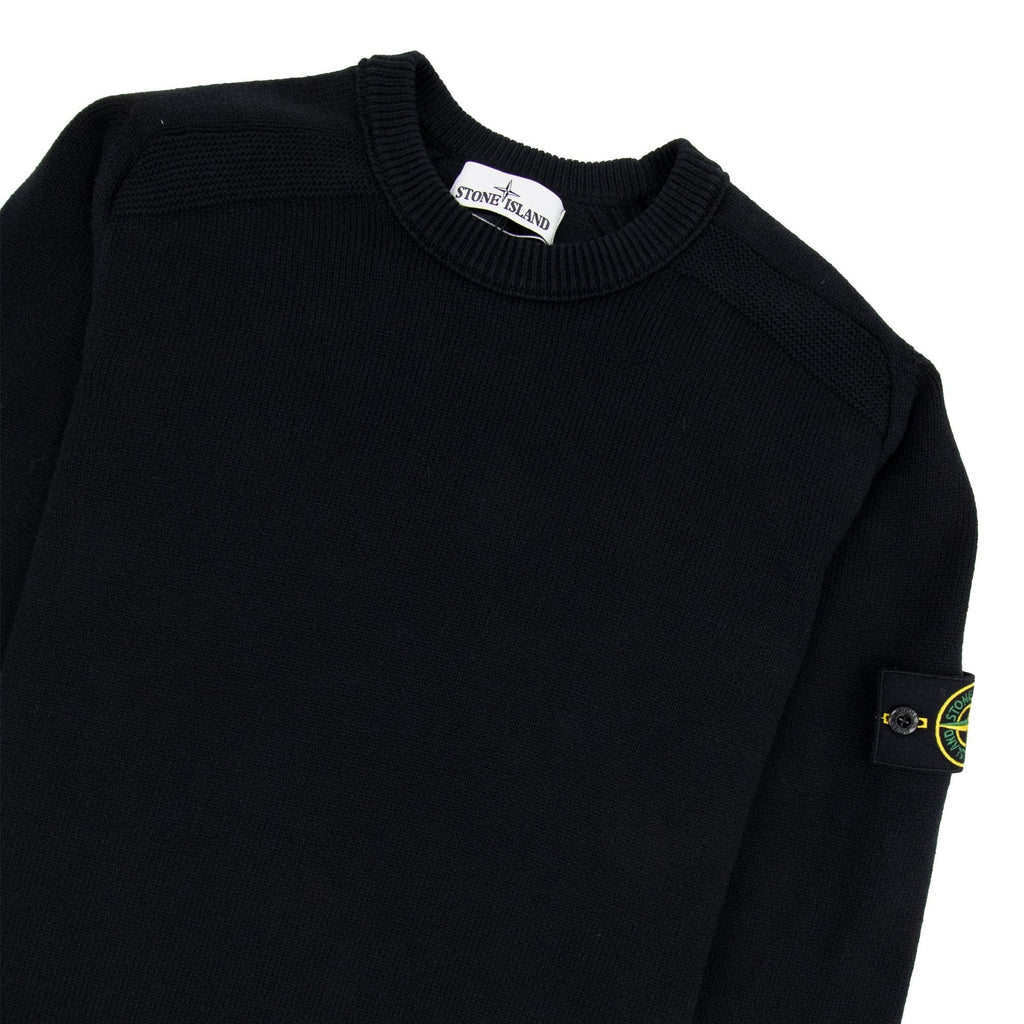 Stone Island 541a2 Crewneck Knit Black V0029